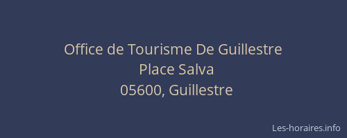 Office de Tourisme De Guillestre