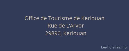 Office de Tourisme de Kerlouan
