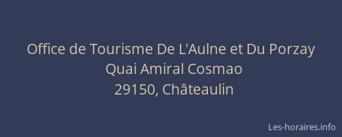 Office de Tourisme De L'Aulne et Du Porzay