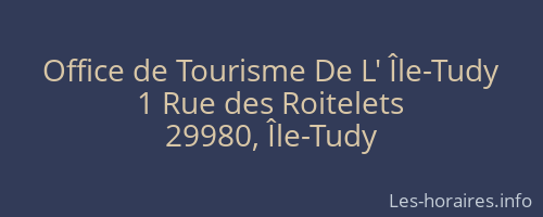 Office de Tourisme De L' Île-Tudy