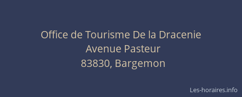 Office de Tourisme De la Dracenie