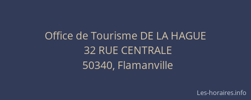 Office de Tourisme DE LA HAGUE