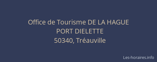 Office de Tourisme DE LA HAGUE