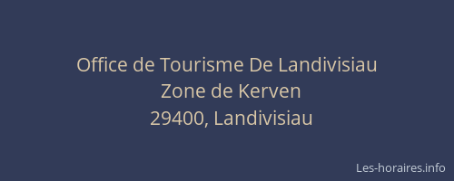 Office de Tourisme De Landivisiau