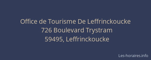 Office de Tourisme De Leffrinckoucke