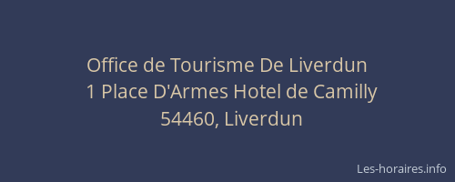Office de Tourisme De Liverdun
