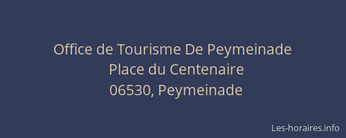 Office de Tourisme De Peymeinade