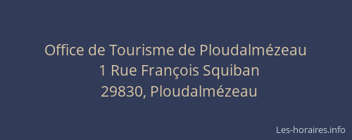 Office de Tourisme de Ploudalm&eacute;zeau