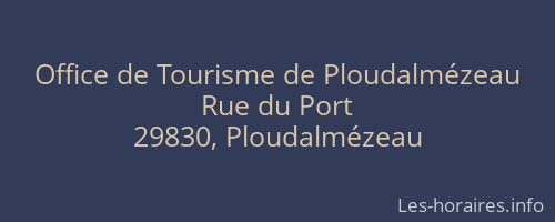 Office de Tourisme de Ploudalmézeau