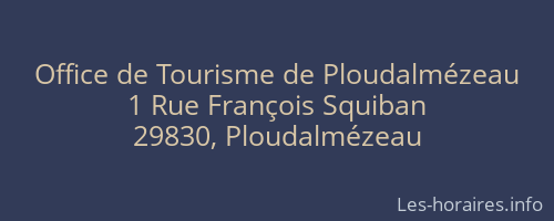 Office de Tourisme de Ploudalmézeau