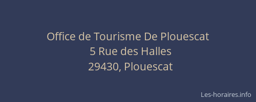 Office de Tourisme De Plouescat
