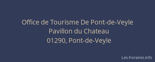 Office de Tourisme De Pont-de-Veyle