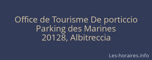 Office de Tourisme De porticcio