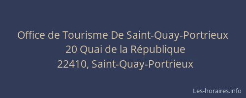 Office de Tourisme De Saint-Quay-Portrieux