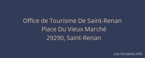 Office de Tourisme De Saint-Renan