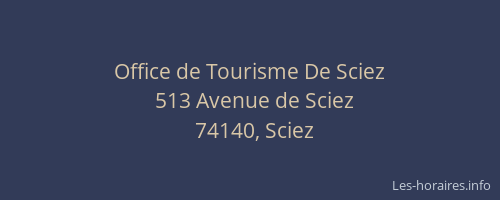 Office de Tourisme De Sciez