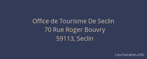 Office de Tourisme De Seclin