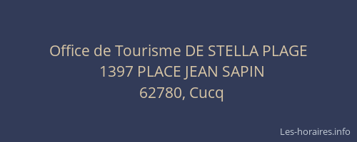 Office de Tourisme DE STELLA PLAGE