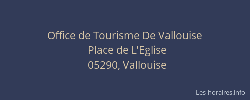 Office de Tourisme De Vallouise
