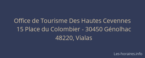 Office de Tourisme Des Hautes Cevennes
