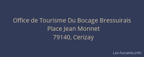 Office de Tourisme Du Bocage Bressuirais