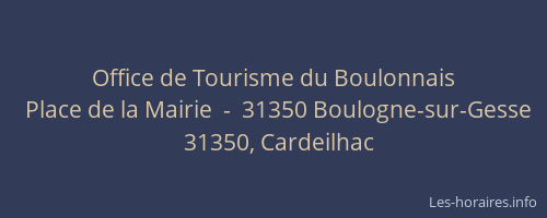 Office de Tourisme du Boulonnais
