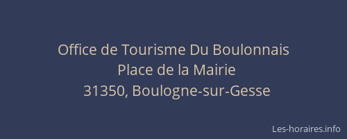 Office de Tourisme Du Boulonnais