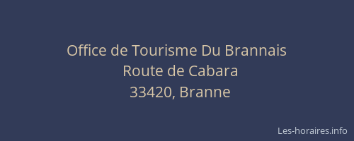 Office de Tourisme Du Brannais