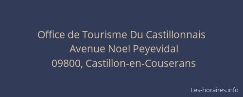Office de Tourisme Du Castillonnais