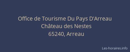 Office de Tourisme Du Pays D'Arreau