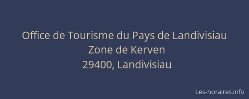Office de Tourisme du Pays de Landivisiau