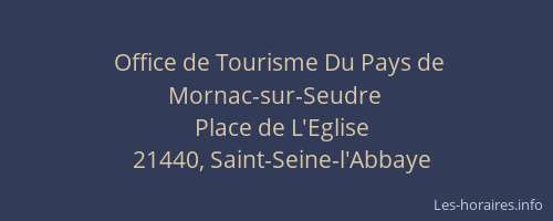 Office de Tourisme Du Pays de Mornac-sur-Seudre
