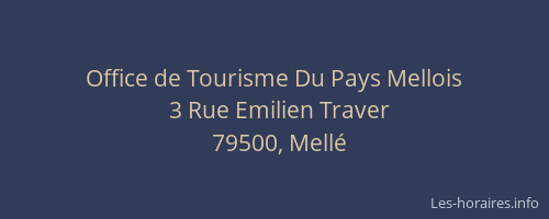 Office de Tourisme Du Pays Mellois