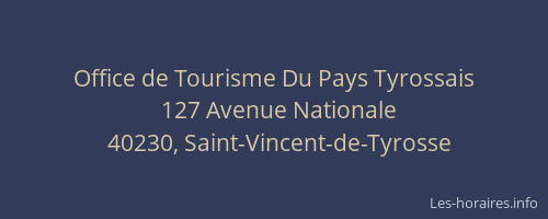 Office de Tourisme Du Pays Tyrossais