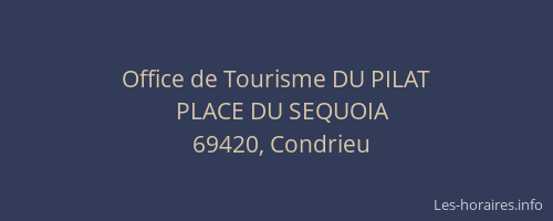 Office de Tourisme DU PILAT