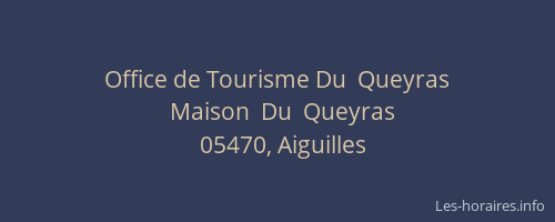 Office de Tourisme Du  Queyras