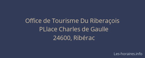 Office de Tourisme Du Ribera&ccedil;ois