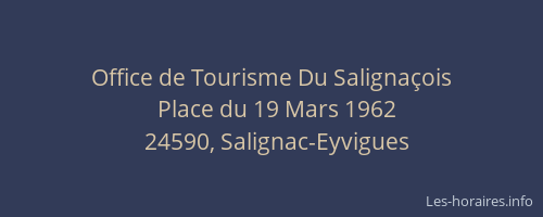 Office de Tourisme Du Salignaçois