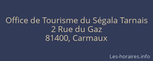 Office de Tourisme du Ségala Tarnais