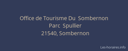 Office de Tourisme Du  Sombernon