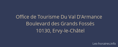 Office de Tourisme Du Val D'Armance