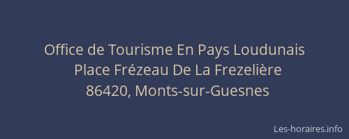 Office de Tourisme En Pays Loudunais