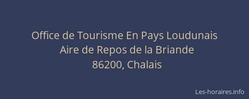 Office de Tourisme En Pays Loudunais