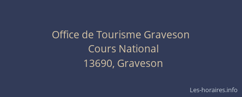 Office de Tourisme Graveson