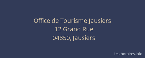 Office de Tourisme Jausiers