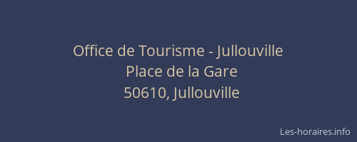 Office de Tourisme - Jullouville