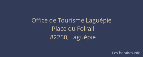 Office de Tourisme Lagu&eacute;pie