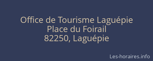 Office de Tourisme Laguépie