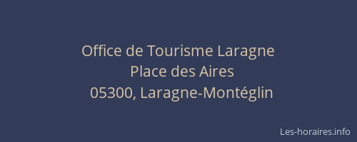 Office de Tourisme Laragne