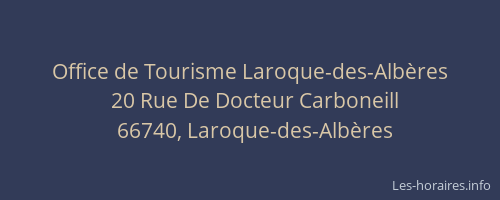 Office de Tourisme Laroque-des-Albères